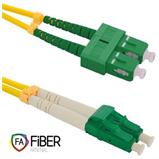 Optical patchcord, 9/125, SC/APC-LC/APC, SM, duplex, 10m
