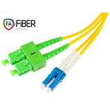 Optical patchcord, 9/125, SC/APC-LC/PC, SM, duplex, 3m