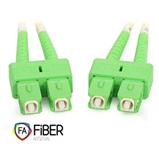Optical patchcord, 9/125, SC/APC-SC/APC, SM, duplex, 10m