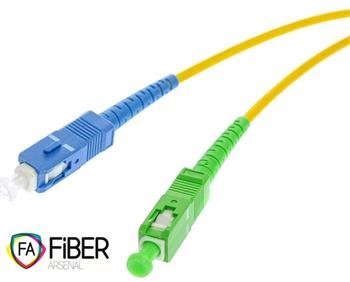 Optical patchcord, 9/125, SC/PC-SC/APC, SM, simplex, 2m