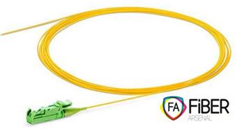 Optical pigtail, 9/125,E2000/APC, SM, 900µm, 2m