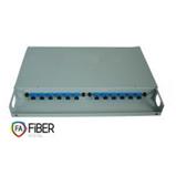 Optical tub, 19", 12x SC Simplex, fixed