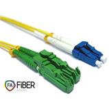 Optický patchcord, 9/125,E2000/APC-LC/PC, SM, duplex, 3m