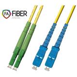 Optický patchcord, 9/125, SC/PC-LC/APC, SM, duplex, 2m