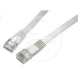 Patch cable flat CAT5E UTP LSOH 0.5m gray