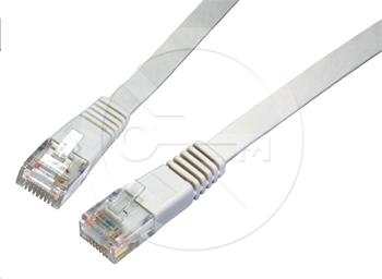 Patch cable flat CAT5E UTP LSOH 2m gray