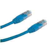 Patch cord UTP CAT5E 0.25m blue