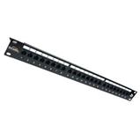 Patch panel 19", CAT5e, STP, 24x RJ45, 1U
