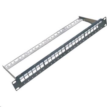 Patch panel 19", CAT5e, UTP, 24x RJ45, 1U