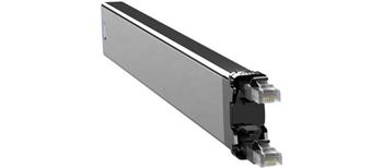 PATCHBOX 365 System Cat.6a STP, cassette with 0.8 m cable