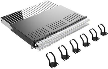 PATCHBOX 365 System Cat.6a UTP, incl. 24 cassettes with 0.8 m cables