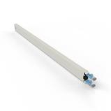 PATCHBOX.ONE Cat.6a STP, cassette with cable 1.8m, blue, 30RU