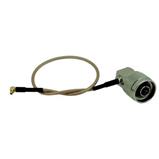 Pigtail MMCX male-N male, angled 90°, 250 mm