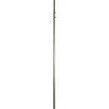 Pole 2nd part d35/42mm (2x2m), zinc Flame