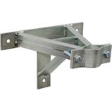 Pole holder 42-67mm, 20cm from the wall (with strut), zinc Heat