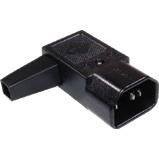 Power connector EURO male, angled