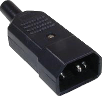 Power connector EURO male