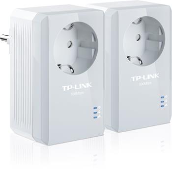 Powerline ethernet TP-LINK TL-PA4010PKIT, nano adapter (500 Mbps), pass. socket