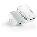 Powerline ethernet TP-LINK TL-WPA4220KIT, WiFi, set TL-WPA4220 and TL-PA4010, 500 Mbps