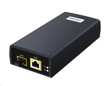 PROCET PT-PSE110G-S, Gigabit optical PoE converter with active, 30W