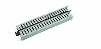 RACK 19" Binding panel 1U double-sided plastic strip