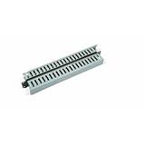 RACK 19" Binding panel 1U double-sided plastic strip