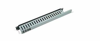 RACK 19" Binding panel 1U single-sided plastic strip