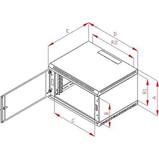 RACK Triton, 19", 12U, 600x500mm, wall-mounted-RBA-12-AS5-CAX-A1