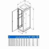 RACK Triton, 19", 32U, 800x900mm, stand-RMA-32-A89-CAX-A1