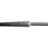 Receptacle bar (AlMgSi) with a straight end for remote lightning rod JR 1.5