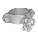 Remote lightning rod holder for 50 mm pipe