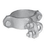 Remote lightning rod holder for 90 mm pipe