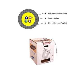 SAMSUNG DROP cable, 4 threads singlemode 9/125, G.657A