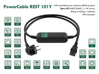 Smart connection cord NETIO PowerCable REST 101Y