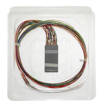 Splitter PLC 1x64, SM, 0.9mm fiber G.657A1 MiniSteel box, without connectors