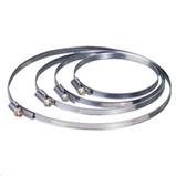 Stainless steel tightening strap 300-330 mm-galvanized