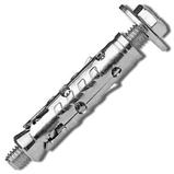 Steel casing anchor with 10x45 M6 screw
