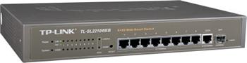 TP-LINK TL-SL2210WEB switch 8x 10/100 Mbit/sec + 2x 10/100/1000