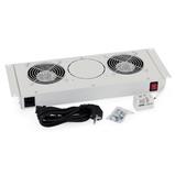 Triton 19" ventilation unit for wall cabinets, 2 fans