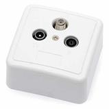 TV/R/SAT socket continuous-12 dB