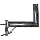 Used: Antenna holder 40/30cm with bracket and strut, (for mast 30-100mm), pipe 76/3mm, zinc Zár