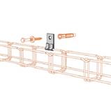 Wall bracket DZM 8 for MERKUR 2 gutter