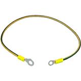 Zemnící kabel žlutozelený, 6mm2, 0,5 m